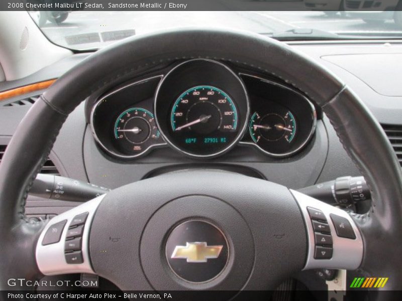 Sandstone Metallic / Ebony 2008 Chevrolet Malibu LT Sedan