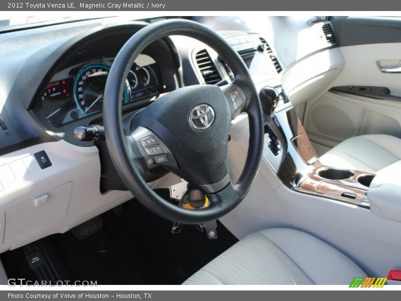 Magnetic Gray Metallic / Ivory 2012 Toyota Venza LE
