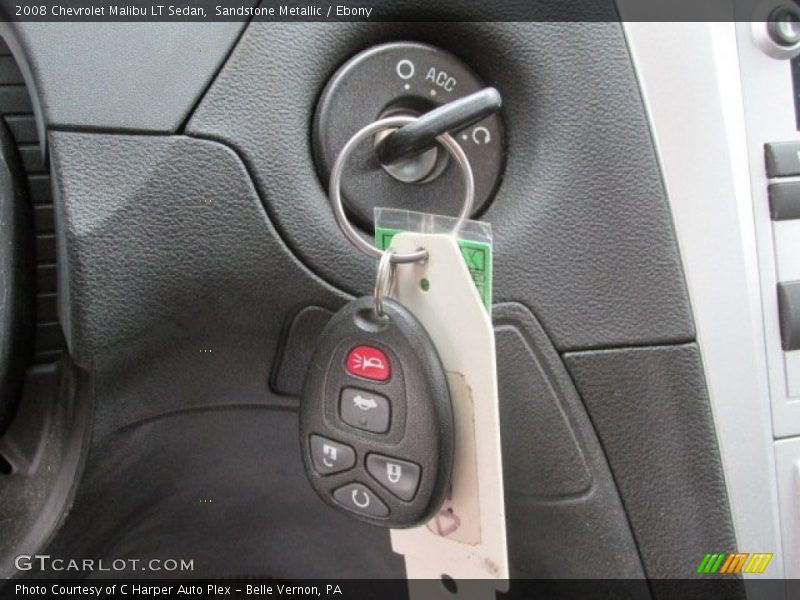 Sandstone Metallic / Ebony 2008 Chevrolet Malibu LT Sedan
