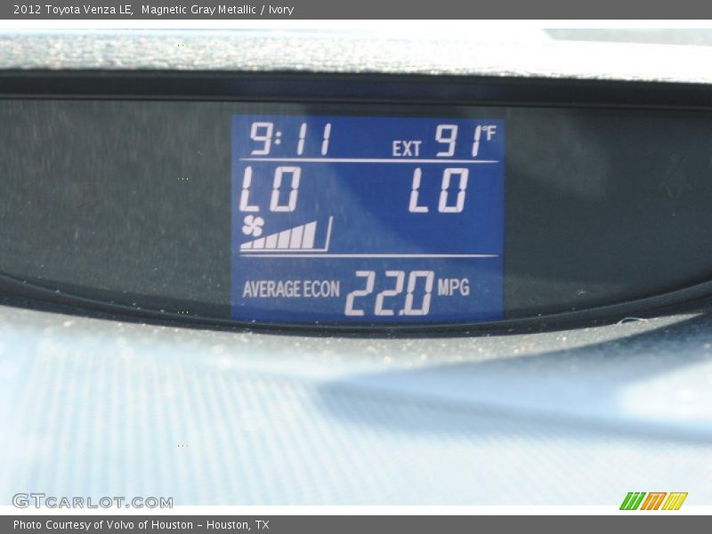 Magnetic Gray Metallic / Ivory 2012 Toyota Venza LE