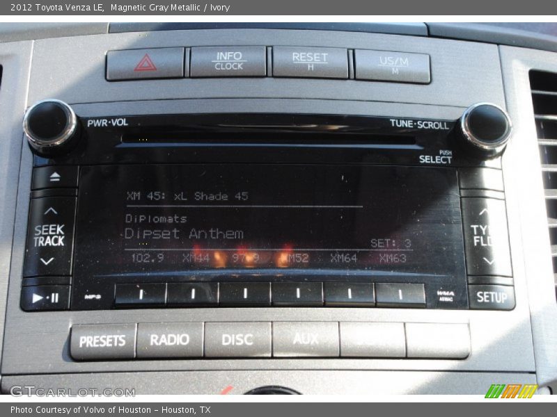 Magnetic Gray Metallic / Ivory 2012 Toyota Venza LE