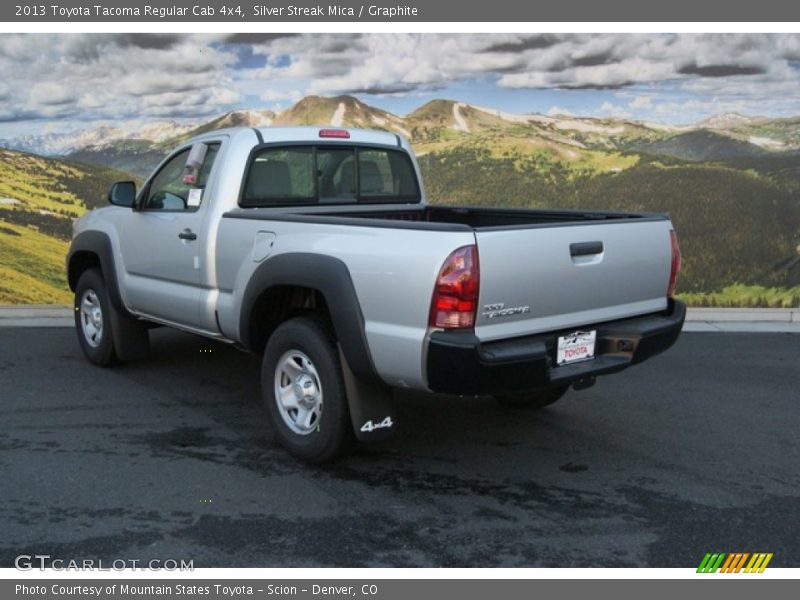 Silver Streak Mica / Graphite 2013 Toyota Tacoma Regular Cab 4x4