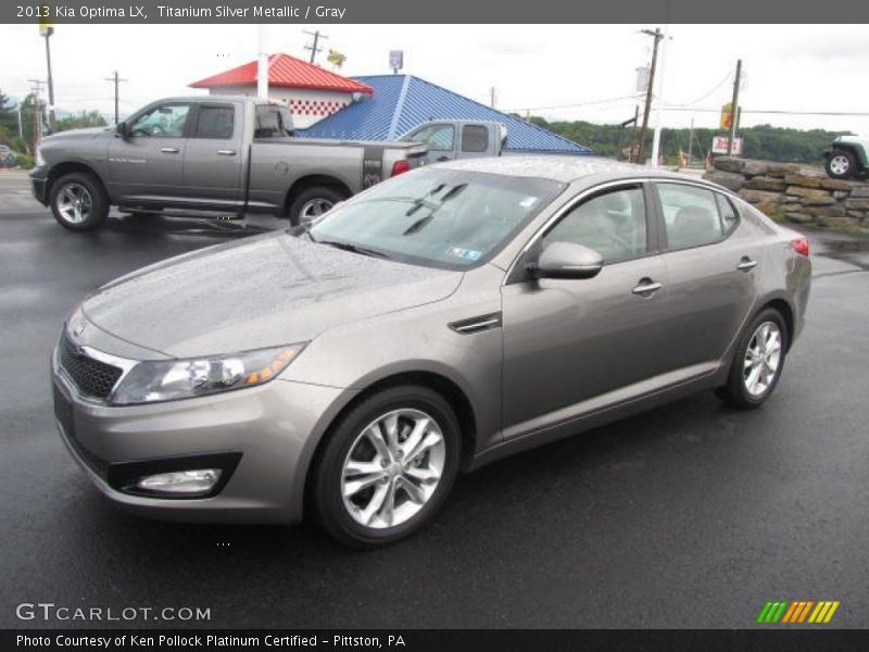 Titanium Silver Metallic / Gray 2013 Kia Optima LX