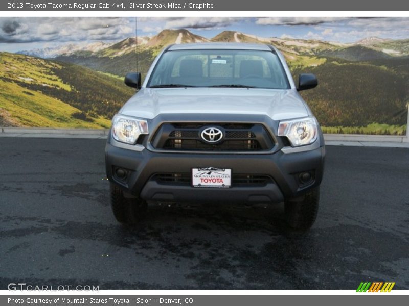 Silver Streak Mica / Graphite 2013 Toyota Tacoma Regular Cab 4x4