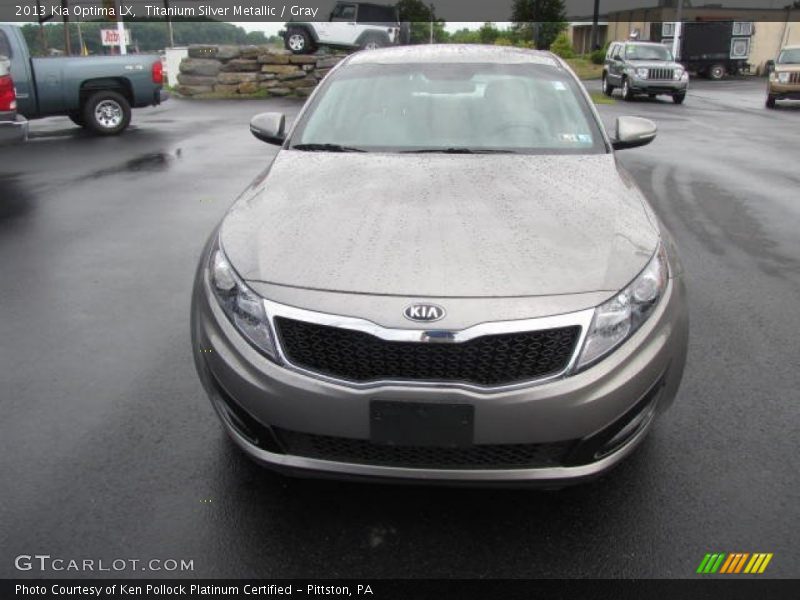 Titanium Silver Metallic / Gray 2013 Kia Optima LX