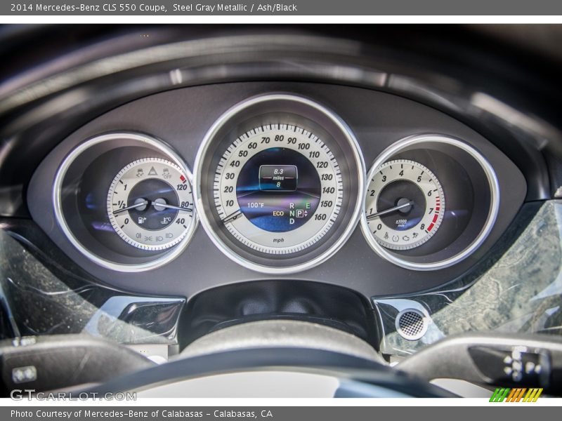 Steel Gray Metallic / Ash/Black 2014 Mercedes-Benz CLS 550 Coupe