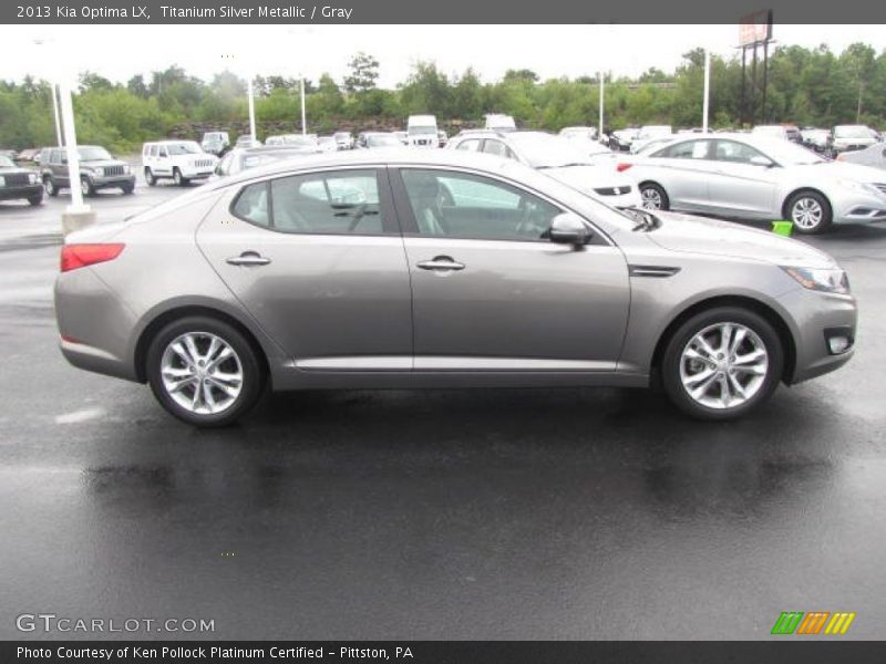 Titanium Silver Metallic / Gray 2013 Kia Optima LX