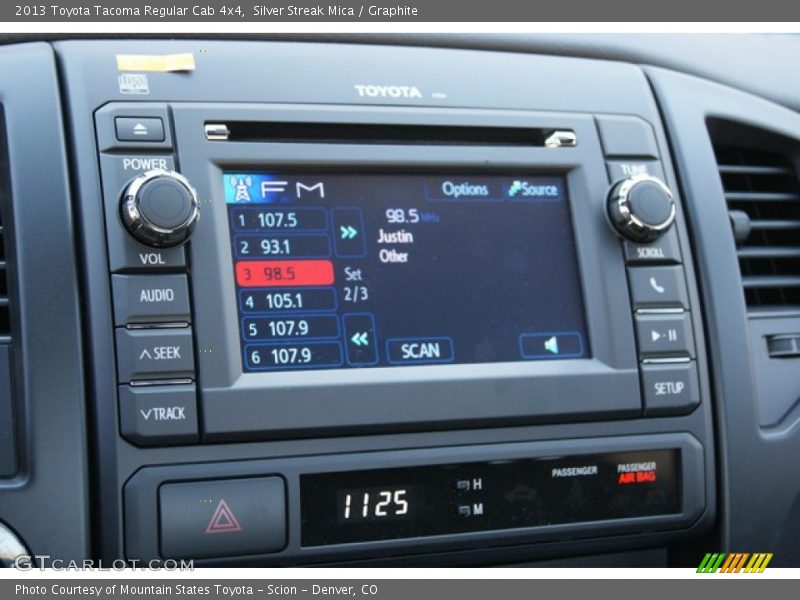 Silver Streak Mica / Graphite 2013 Toyota Tacoma Regular Cab 4x4