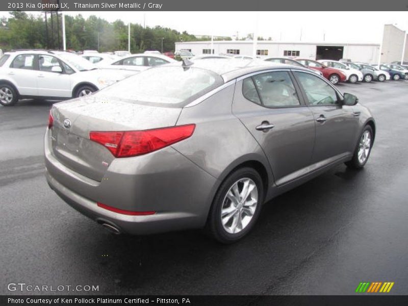 Titanium Silver Metallic / Gray 2013 Kia Optima LX