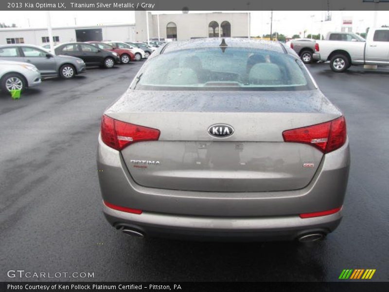 Titanium Silver Metallic / Gray 2013 Kia Optima LX