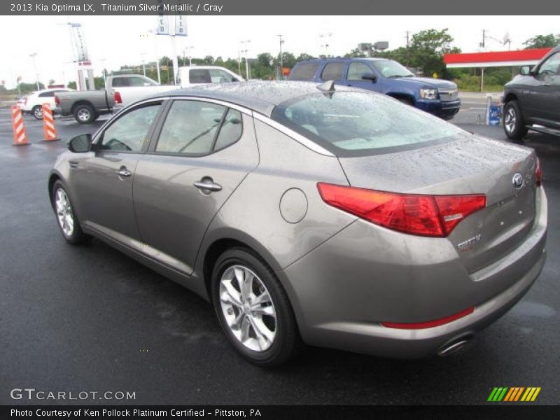 Titanium Silver Metallic / Gray 2013 Kia Optima LX