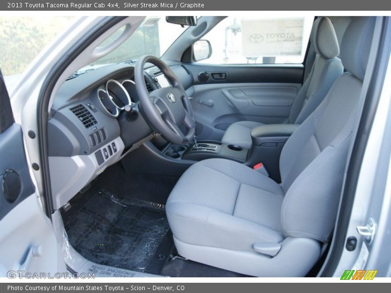 Silver Streak Mica / Graphite 2013 Toyota Tacoma Regular Cab 4x4
