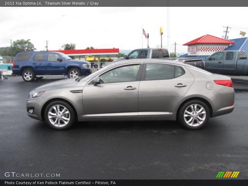 Titanium Silver Metallic / Gray 2013 Kia Optima LX