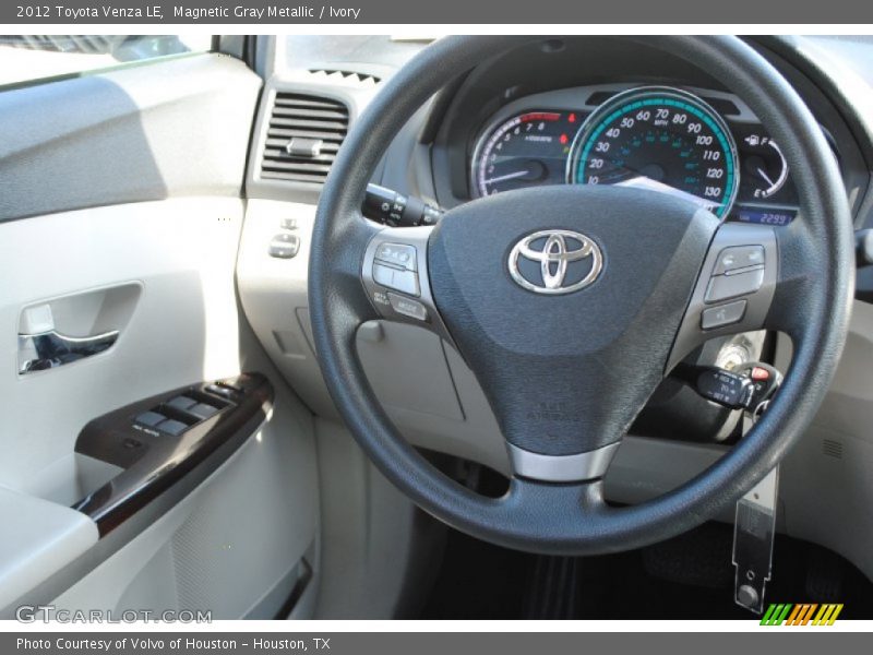 Magnetic Gray Metallic / Ivory 2012 Toyota Venza LE