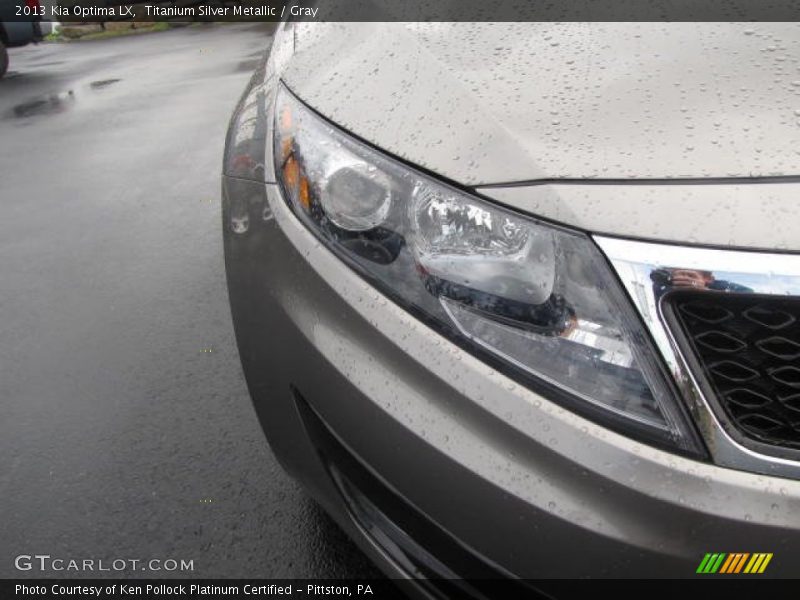 Titanium Silver Metallic / Gray 2013 Kia Optima LX