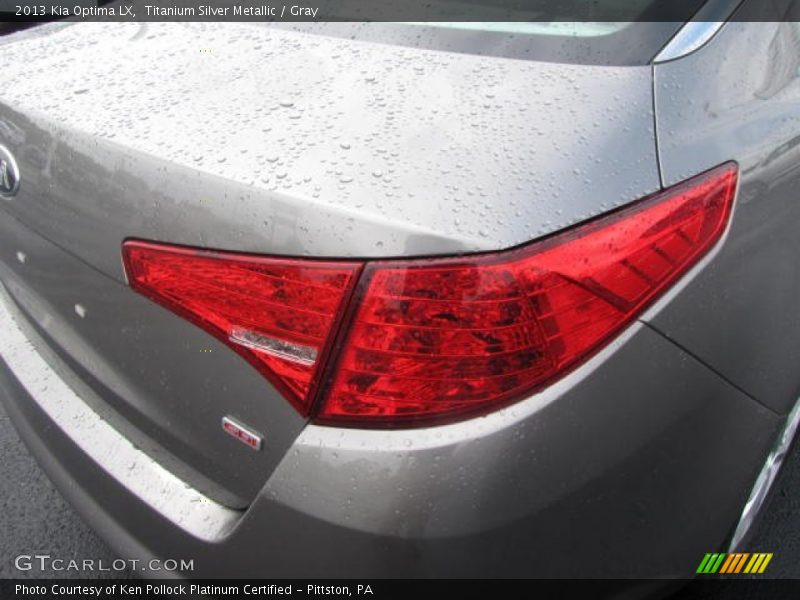 Titanium Silver Metallic / Gray 2013 Kia Optima LX