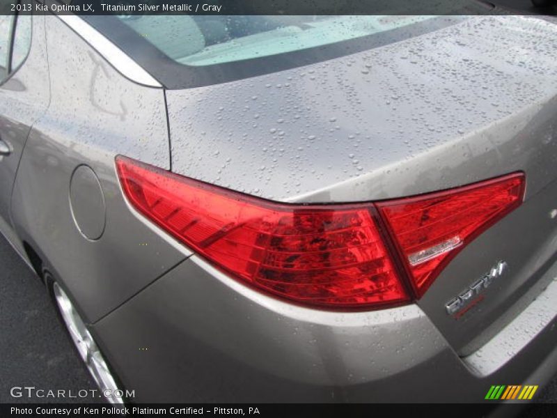 Titanium Silver Metallic / Gray 2013 Kia Optima LX