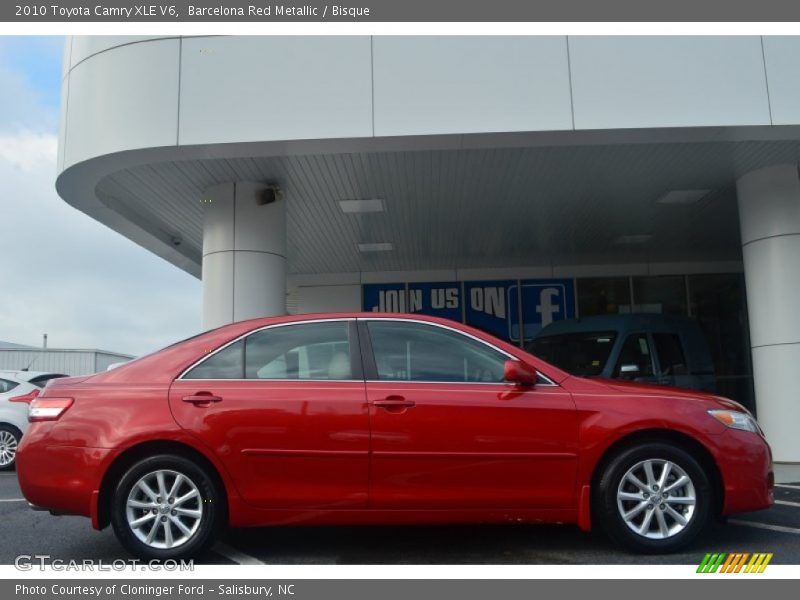 Barcelona Red Metallic / Bisque 2010 Toyota Camry XLE V6