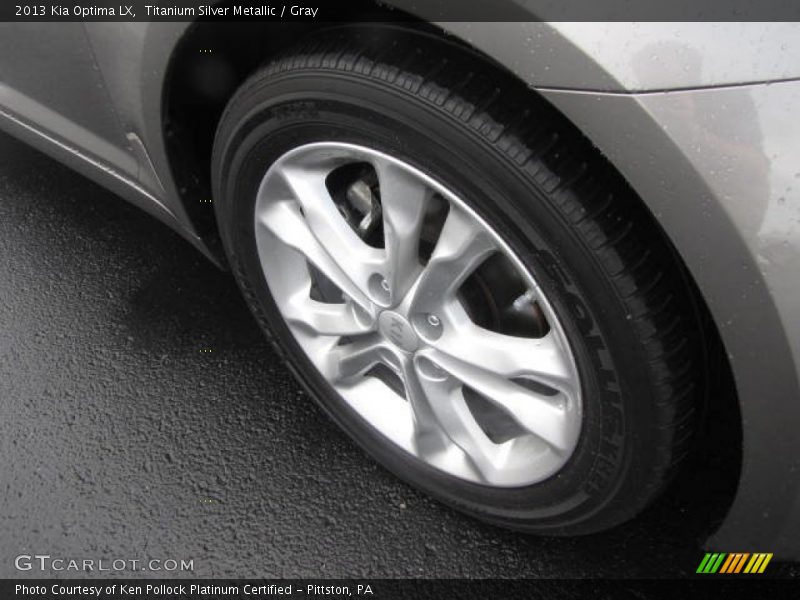 Titanium Silver Metallic / Gray 2013 Kia Optima LX