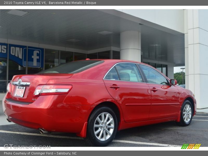 Barcelona Red Metallic / Bisque 2010 Toyota Camry XLE V6