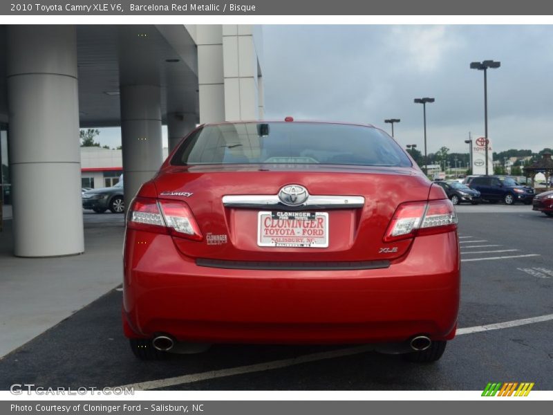 Barcelona Red Metallic / Bisque 2010 Toyota Camry XLE V6