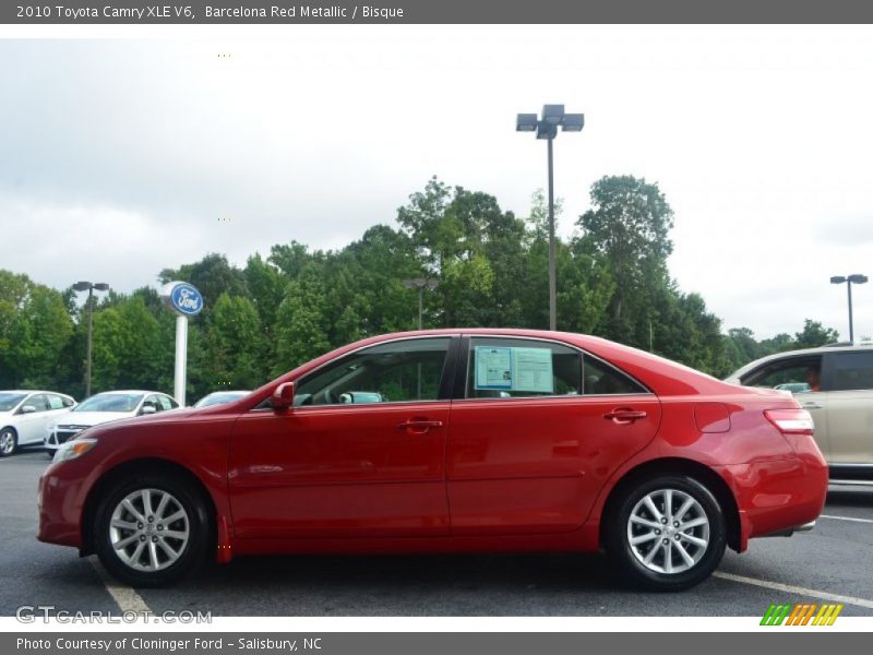 Barcelona Red Metallic / Bisque 2010 Toyota Camry XLE V6