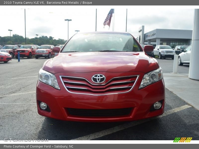Barcelona Red Metallic / Bisque 2010 Toyota Camry XLE V6