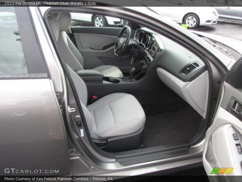 Titanium Silver Metallic / Gray 2013 Kia Optima LX