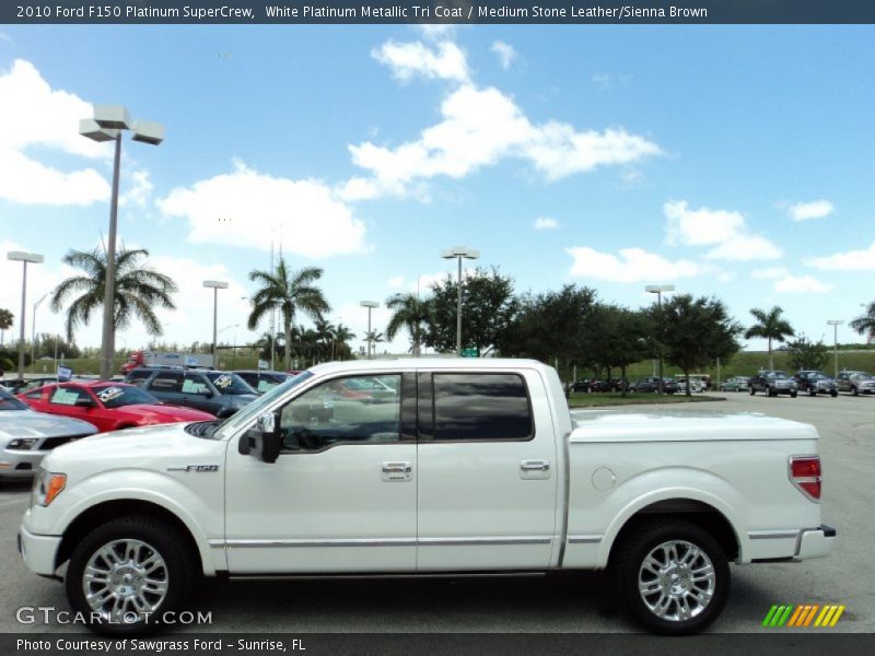  2010 F150 Platinum SuperCrew White Platinum Metallic Tri Coat