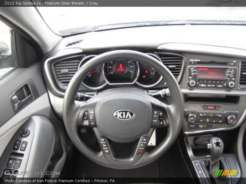 Titanium Silver Metallic / Gray 2013 Kia Optima LX