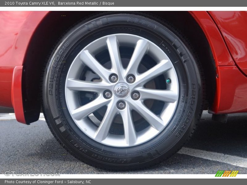 Barcelona Red Metallic / Bisque 2010 Toyota Camry XLE V6