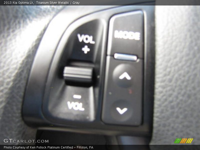 Titanium Silver Metallic / Gray 2013 Kia Optima LX