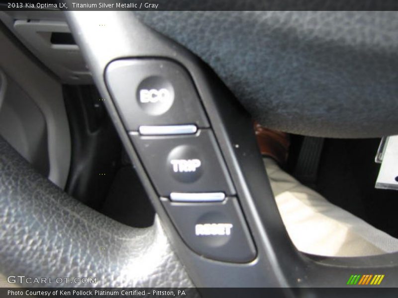 Titanium Silver Metallic / Gray 2013 Kia Optima LX