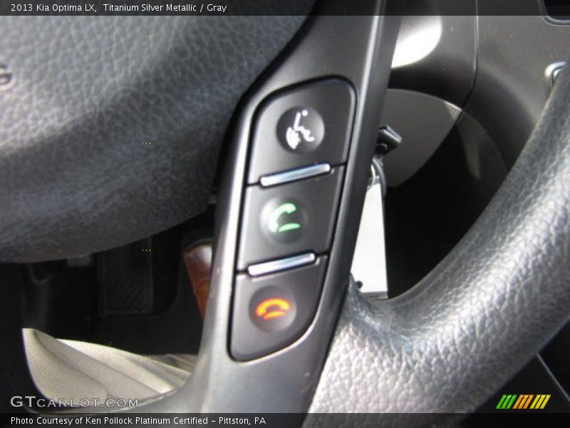 Titanium Silver Metallic / Gray 2013 Kia Optima LX