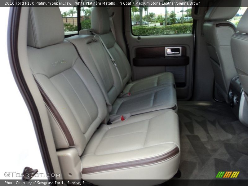 Rear Seat of 2010 F150 Platinum SuperCrew