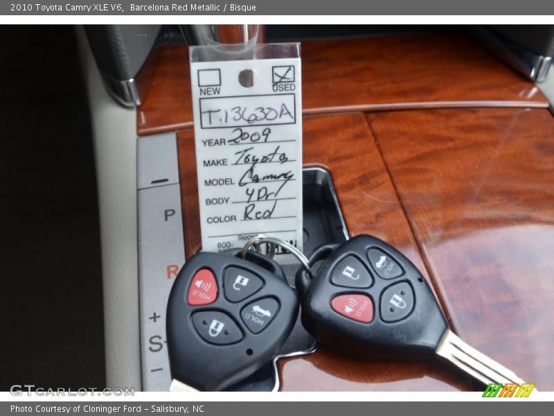 Barcelona Red Metallic / Bisque 2010 Toyota Camry XLE V6