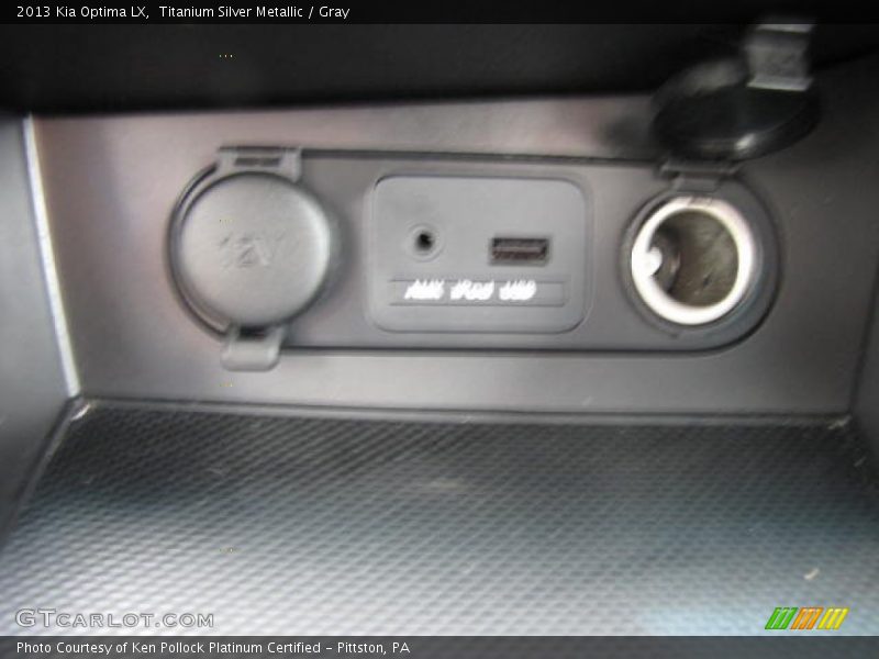 Titanium Silver Metallic / Gray 2013 Kia Optima LX