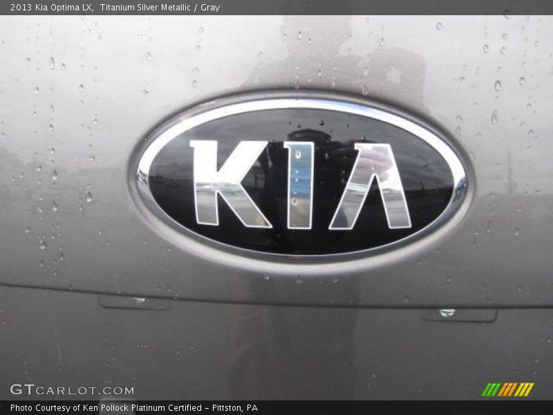 Titanium Silver Metallic / Gray 2013 Kia Optima LX
