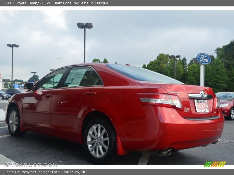 Barcelona Red Metallic / Bisque 2010 Toyota Camry XLE V6