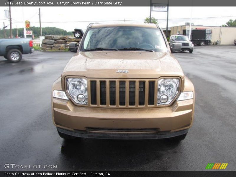 Canyon Brown Pearl / Dark Slate Gray 2012 Jeep Liberty Sport 4x4