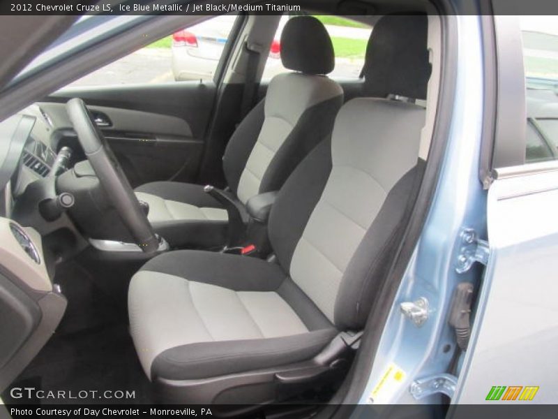 Ice Blue Metallic / Jet Black/Medium Titanium 2012 Chevrolet Cruze LS