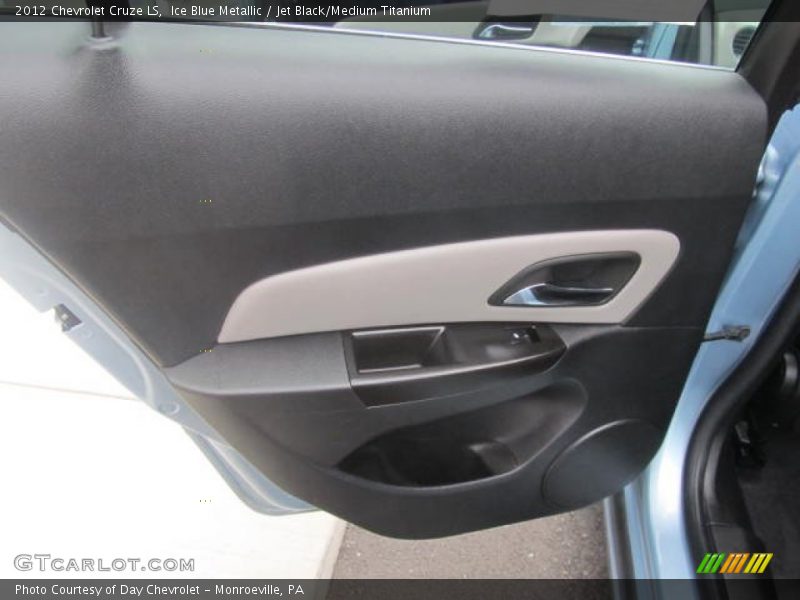 Ice Blue Metallic / Jet Black/Medium Titanium 2012 Chevrolet Cruze LS