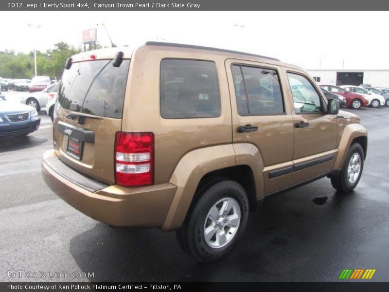 Canyon Brown Pearl / Dark Slate Gray 2012 Jeep Liberty Sport 4x4
