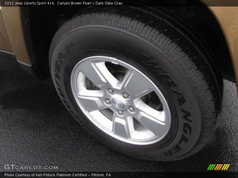 Canyon Brown Pearl / Dark Slate Gray 2012 Jeep Liberty Sport 4x4