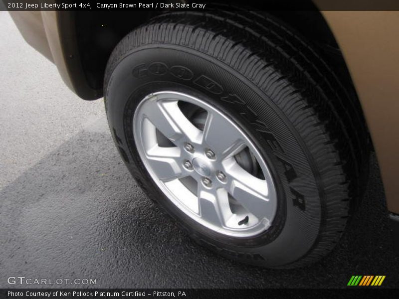 Canyon Brown Pearl / Dark Slate Gray 2012 Jeep Liberty Sport 4x4