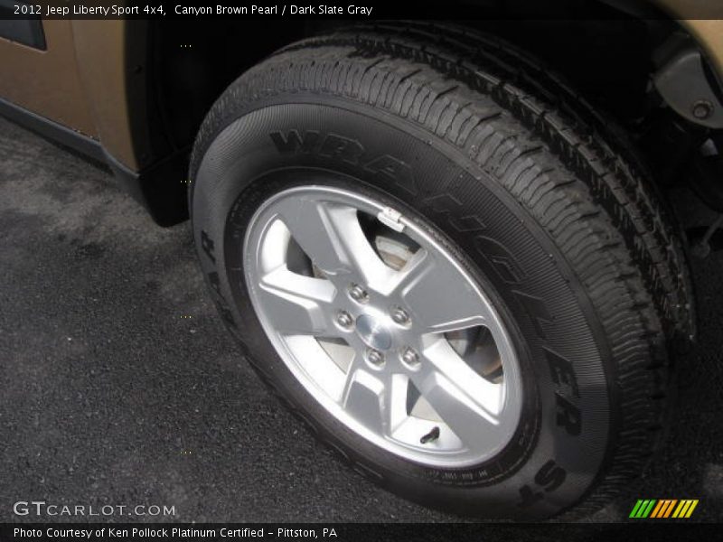 Canyon Brown Pearl / Dark Slate Gray 2012 Jeep Liberty Sport 4x4