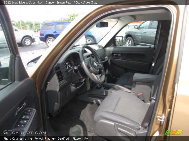 Canyon Brown Pearl / Dark Slate Gray 2012 Jeep Liberty Sport 4x4