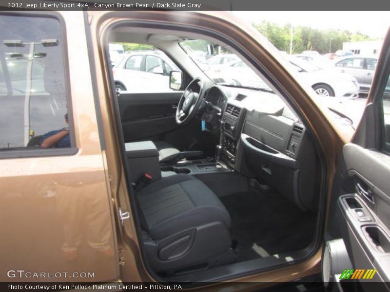 Canyon Brown Pearl / Dark Slate Gray 2012 Jeep Liberty Sport 4x4