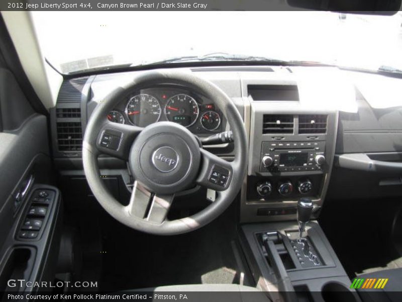 Canyon Brown Pearl / Dark Slate Gray 2012 Jeep Liberty Sport 4x4