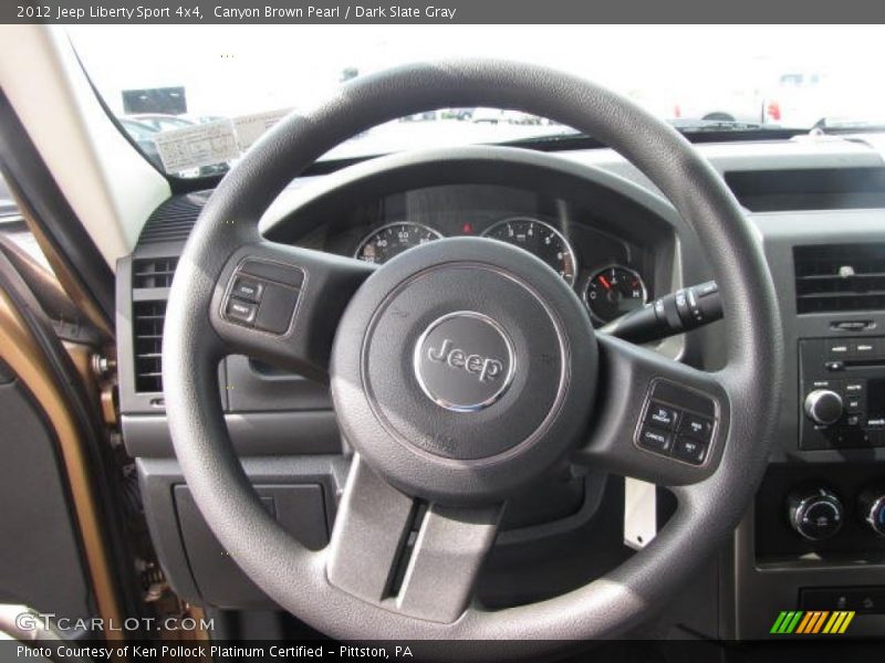 Canyon Brown Pearl / Dark Slate Gray 2012 Jeep Liberty Sport 4x4